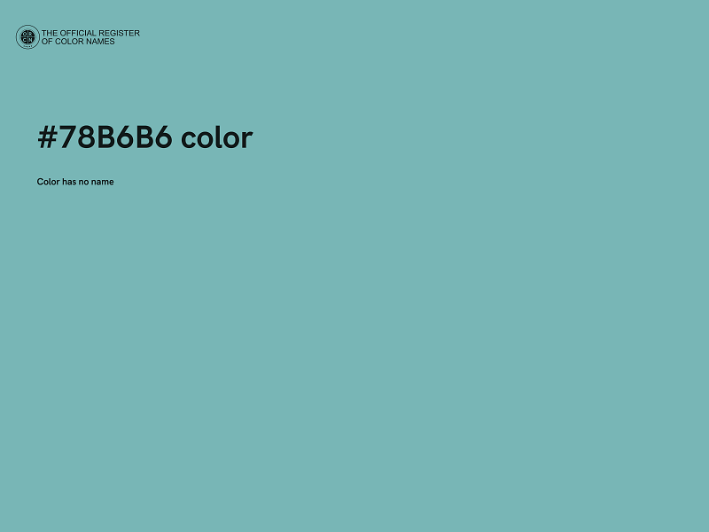 #78B6B6 color image