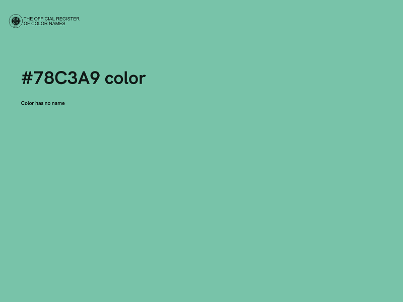 #78C3A9 color image