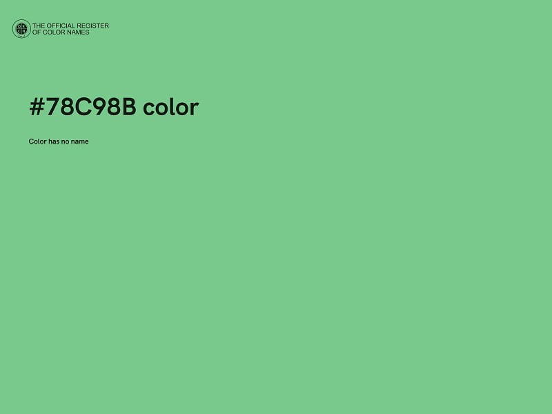 #78C98B color image