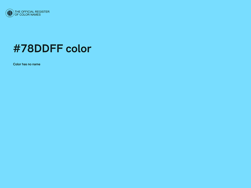 #78DDFF color image