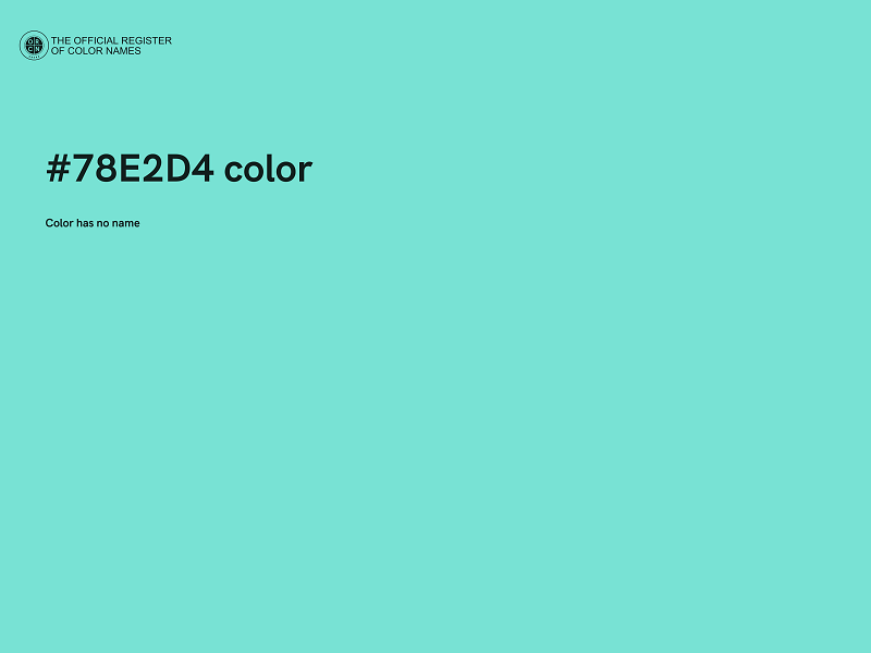 #78E2D4 color image