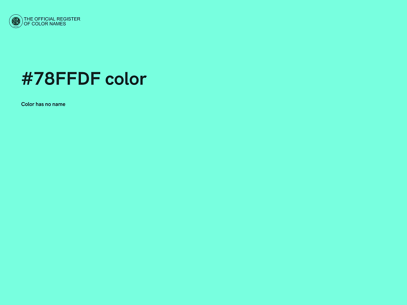 #78FFDF color image