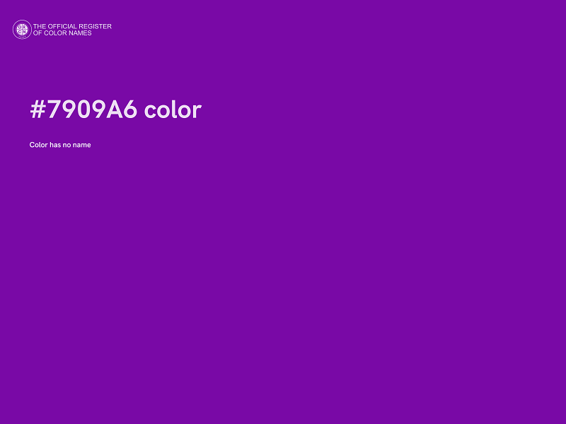 #7909A6 color image