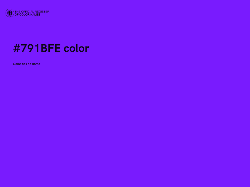 #791BFE color image