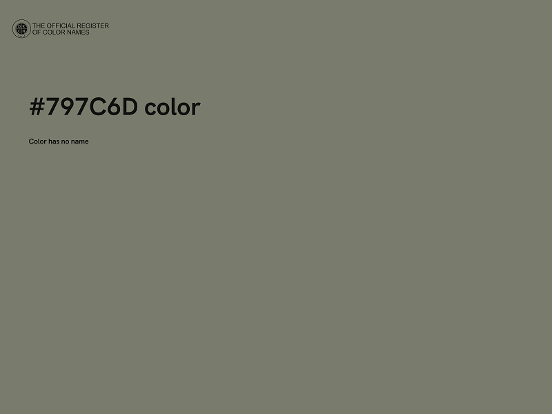 #797C6D color image