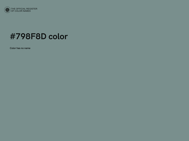 #798F8D color image