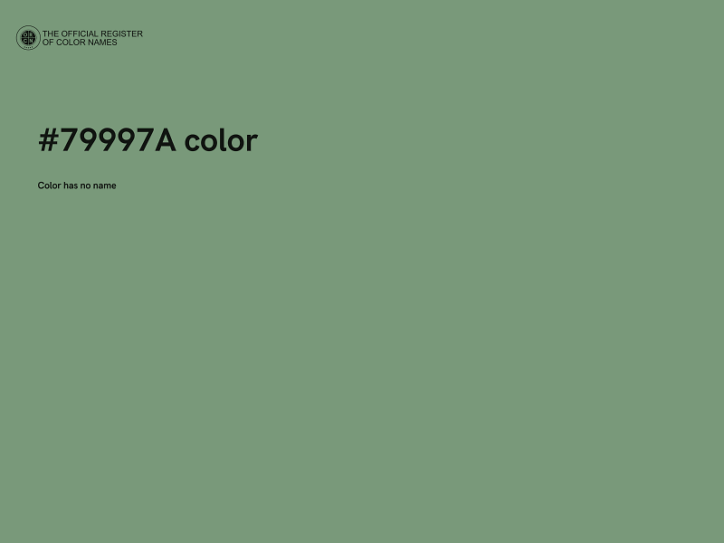 #79997A color image