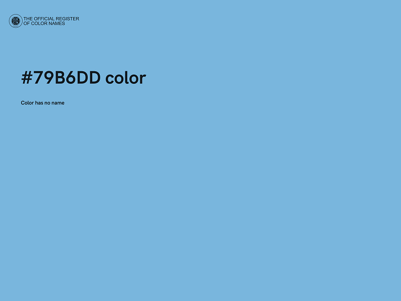 #79B6DD color image