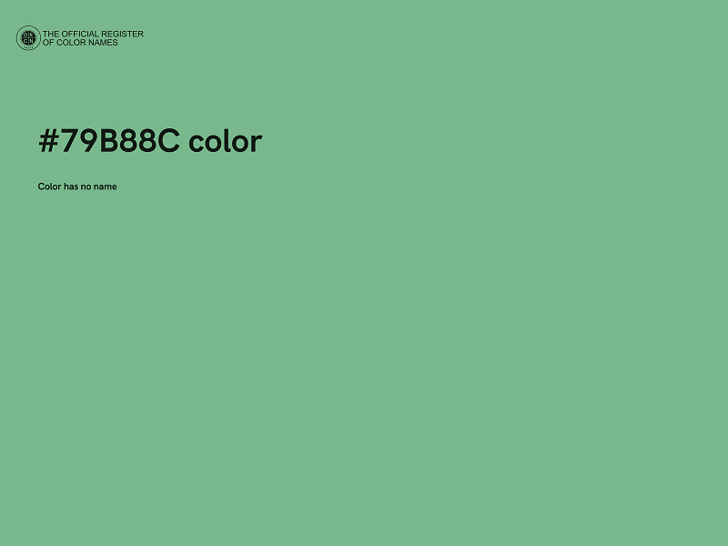 #79B88C color image