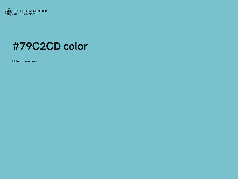 #79C2CD color image