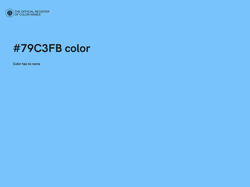 #79C3FB color image