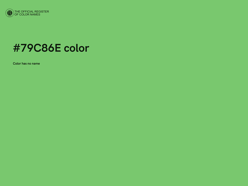 #79C86E color image