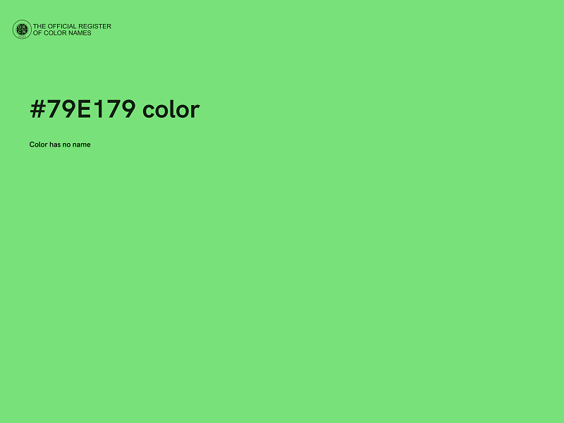 #79E179 color image