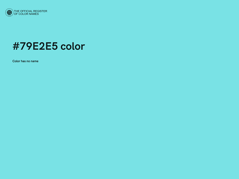 #79E2E5 color image