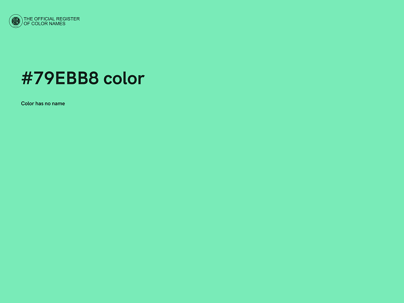 #79EBB8 color image