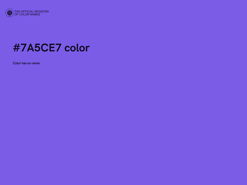 #7A5CE7 color image