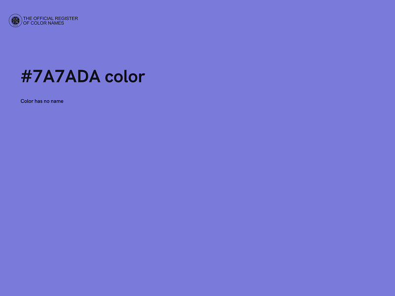 #7A7ADA color image