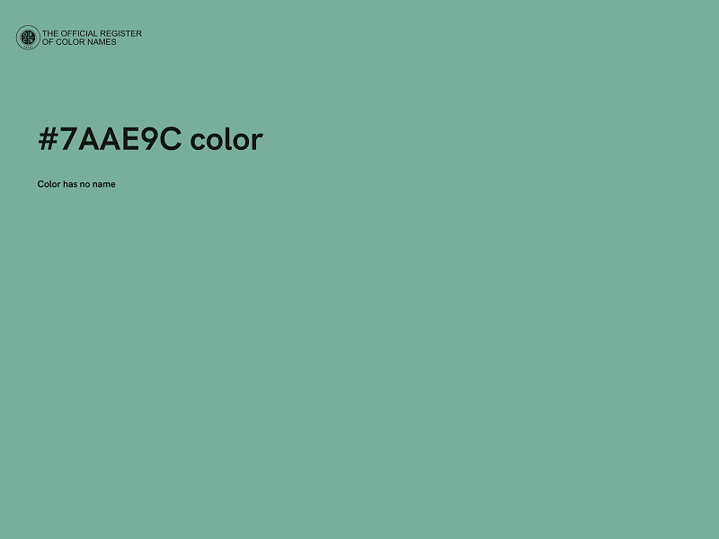 #7AAE9C color image