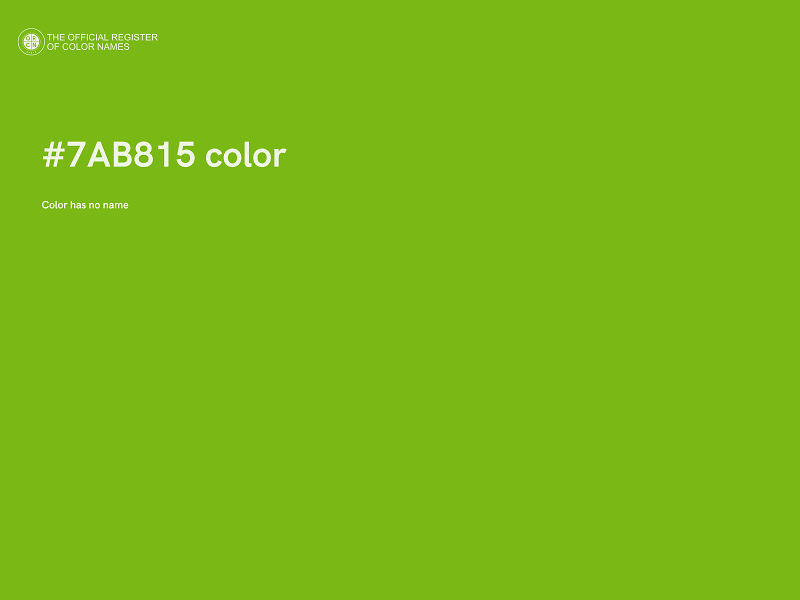 #7AB815 color image