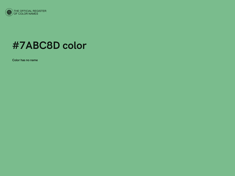 #7ABC8D color image