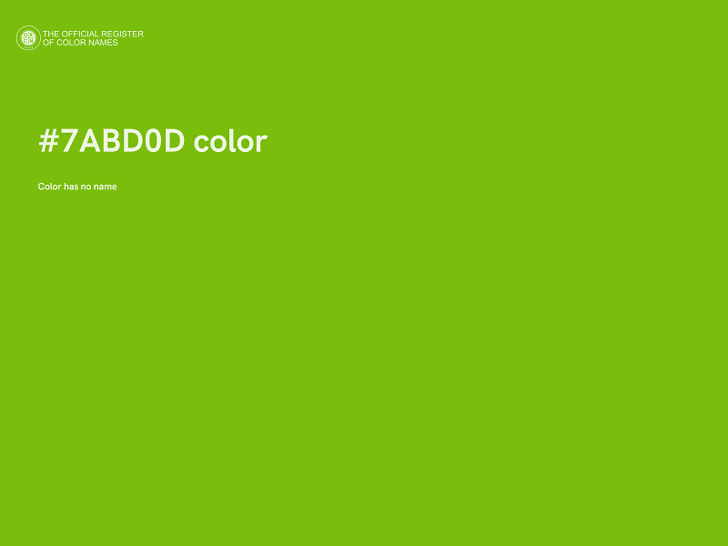 #7ABD0D color image