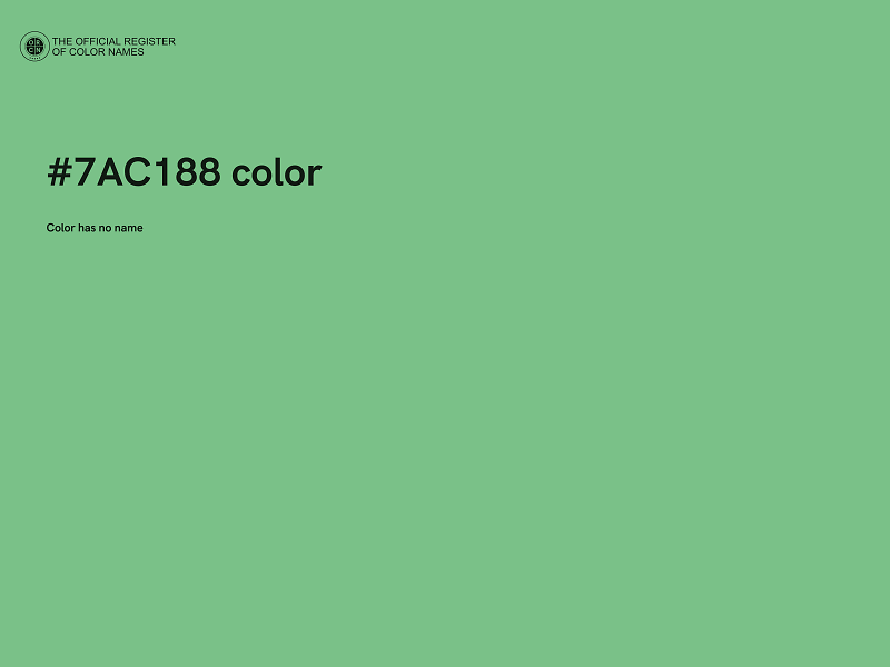 #7AC188 color image