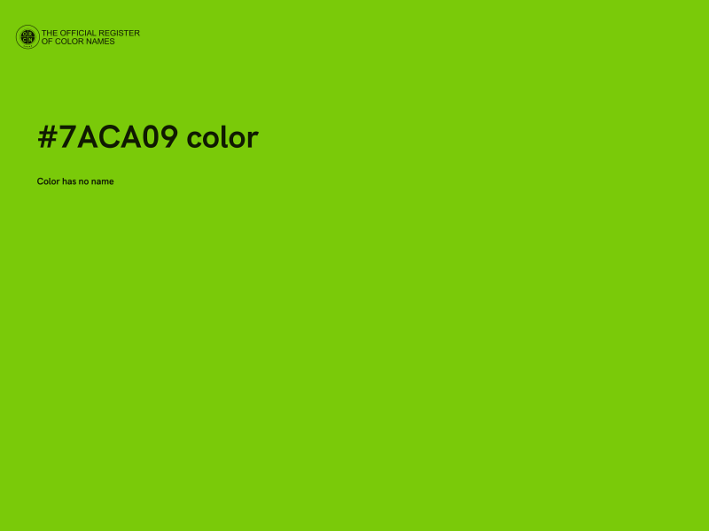 #7ACA09 color image