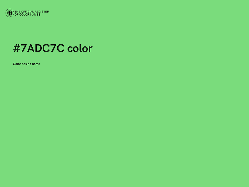 #7ADC7C color image