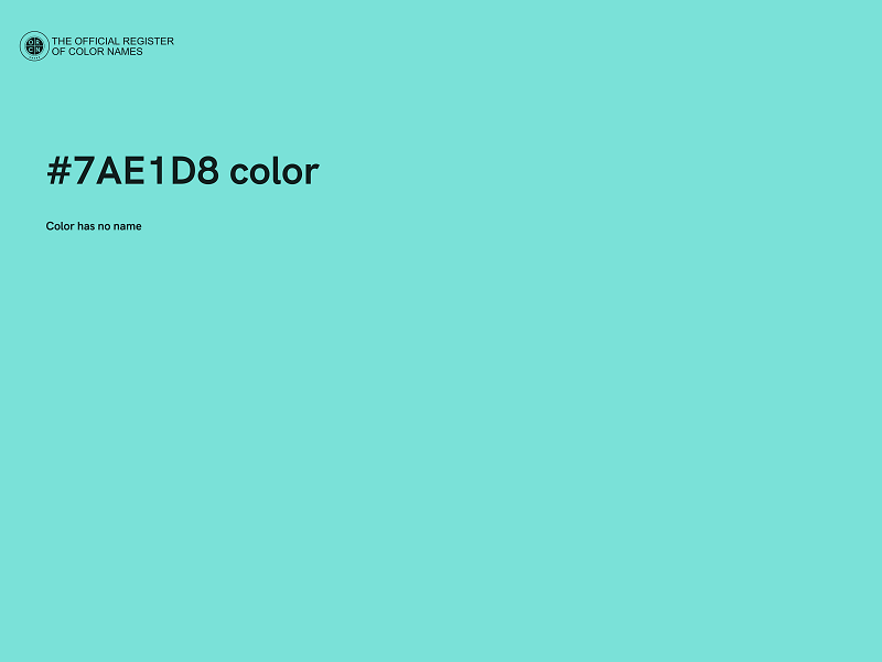 #7AE1D8 color image