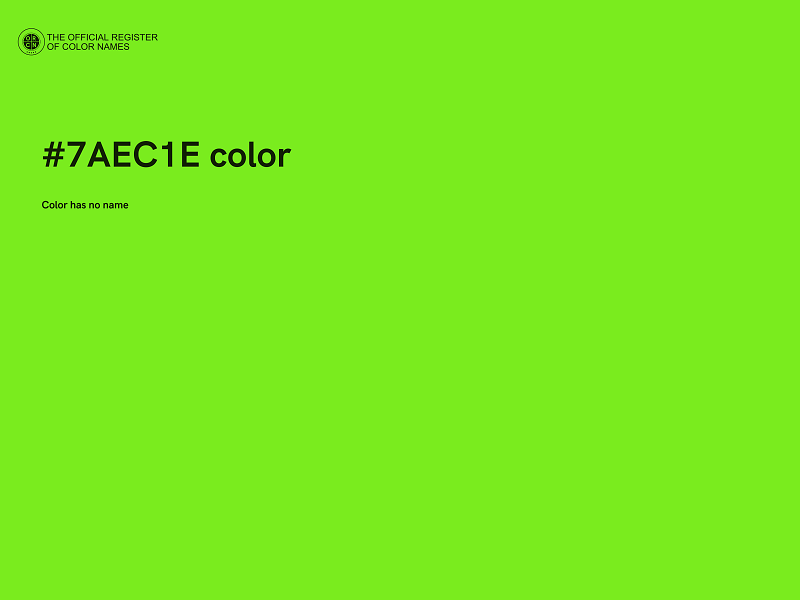 #7AEC1E color image