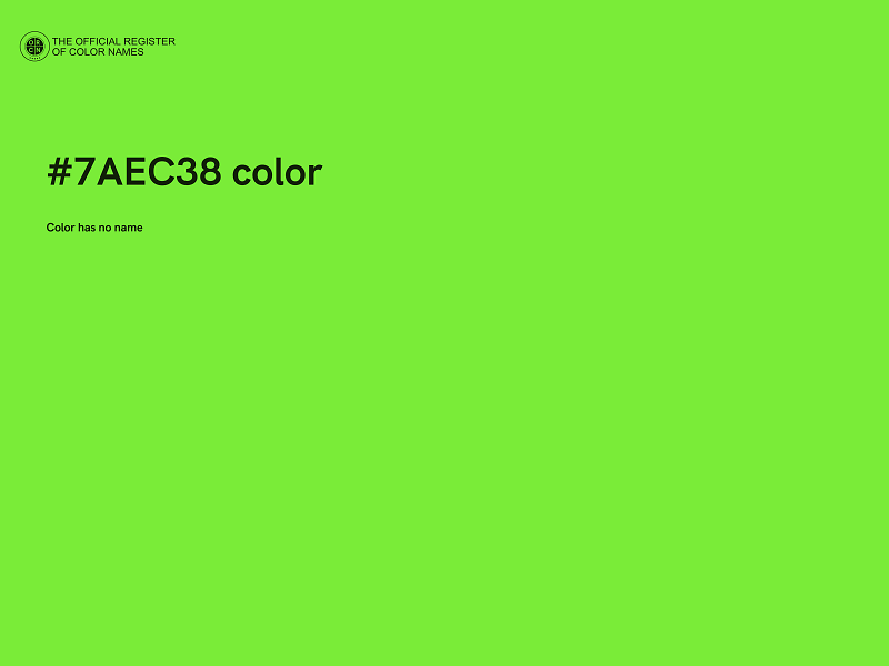 #7AEC38 color image