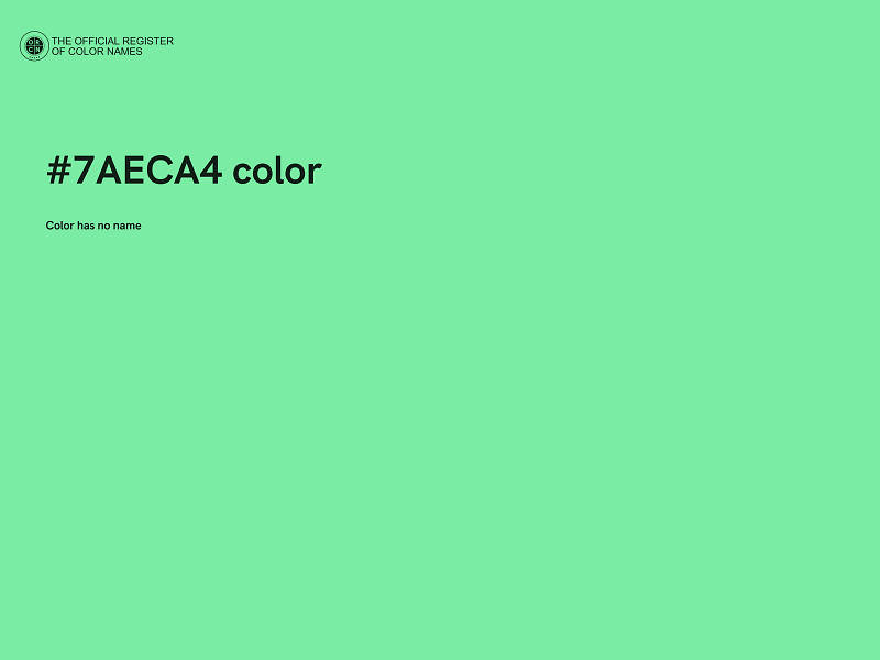 #7AECA4 color image