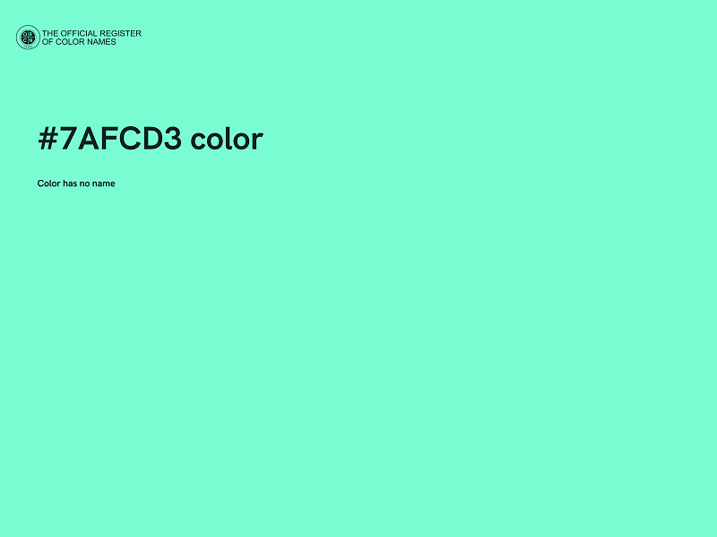 #7AFCD3 color image