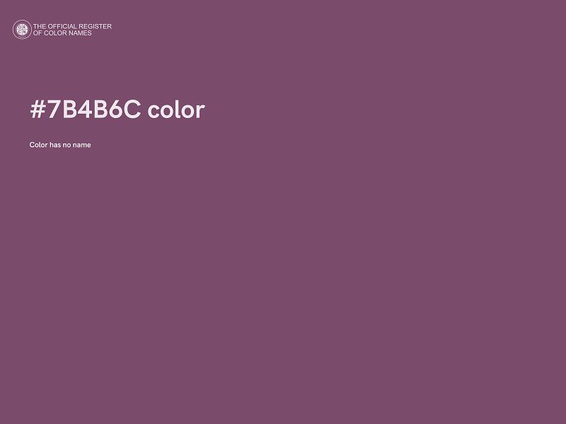 #7B4B6C color image