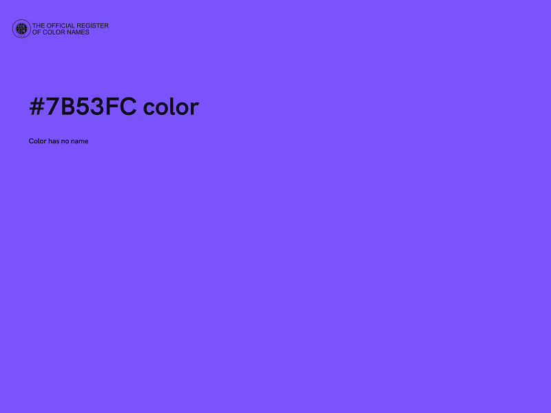 #7B53FC color image