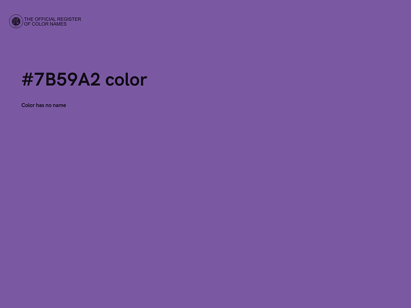 #7B59A2 color image