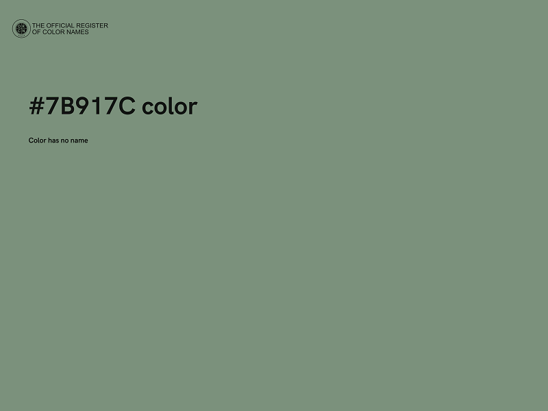 #7B917C color image