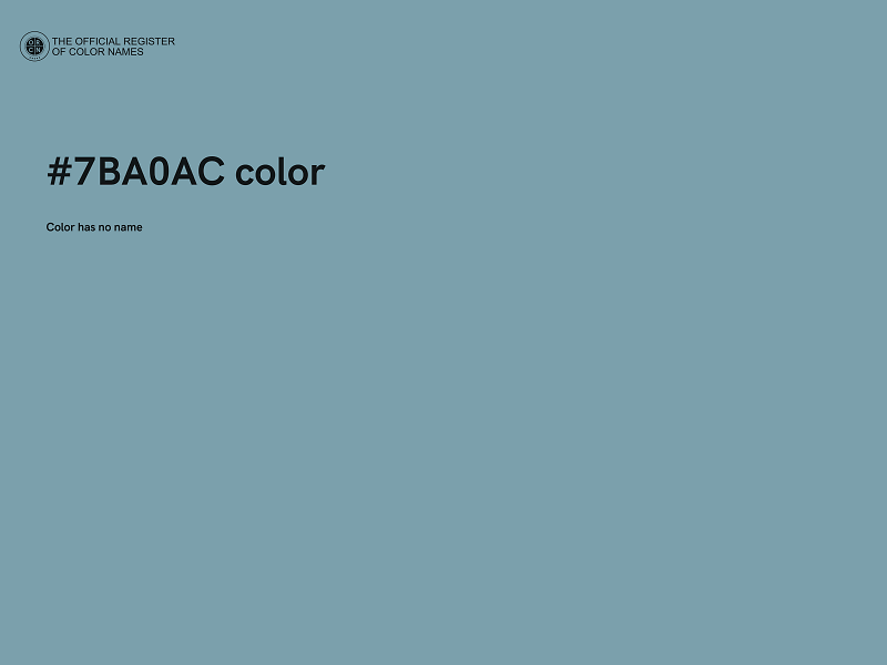 #7BA0AC color image