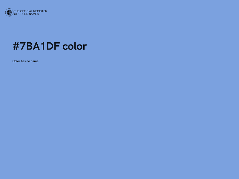 #7BA1DF color image