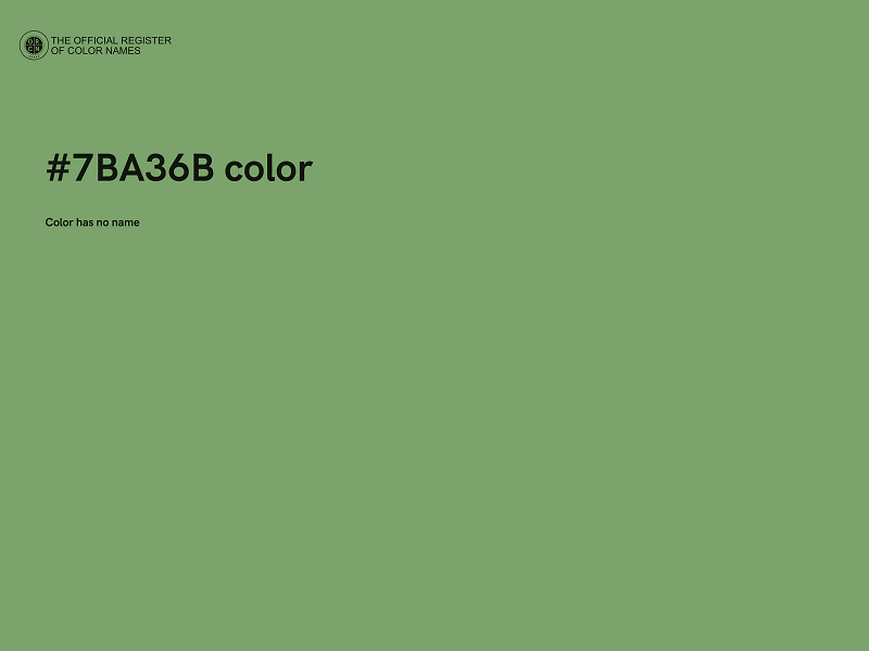 #7BA36B color image