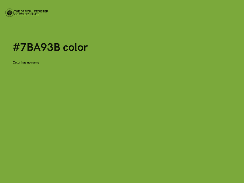 #7BA93B color image