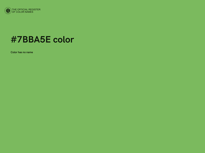 #7BBA5E color image