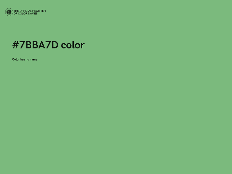 #7BBA7D color image