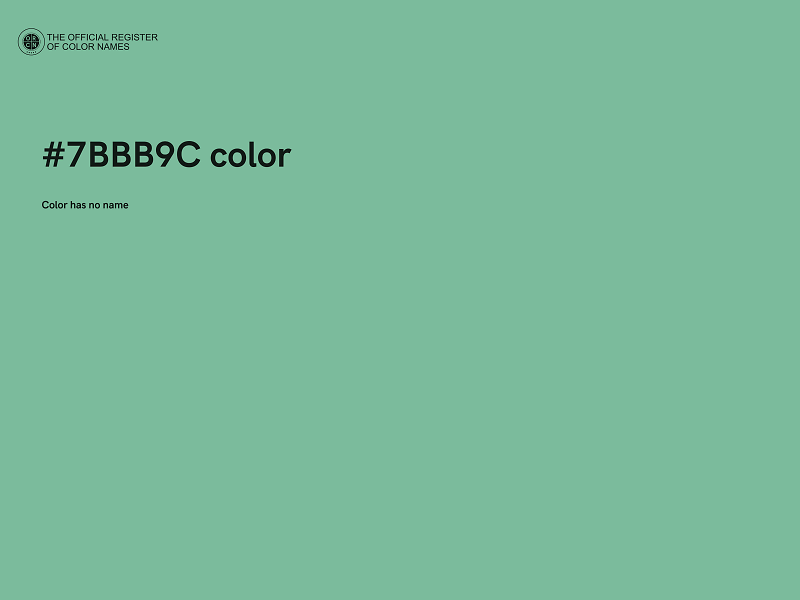 #7BBB9C color image