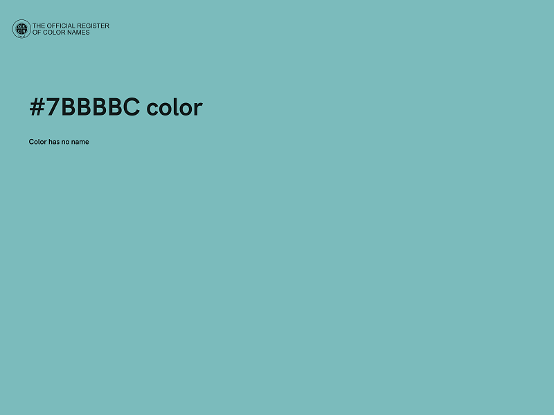 #7BBBBC color image