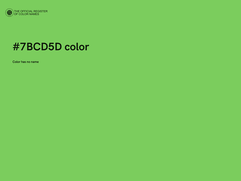 #7BCD5D color image