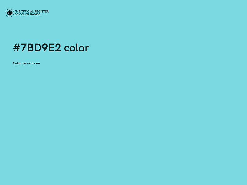 #7BD9E2 color image