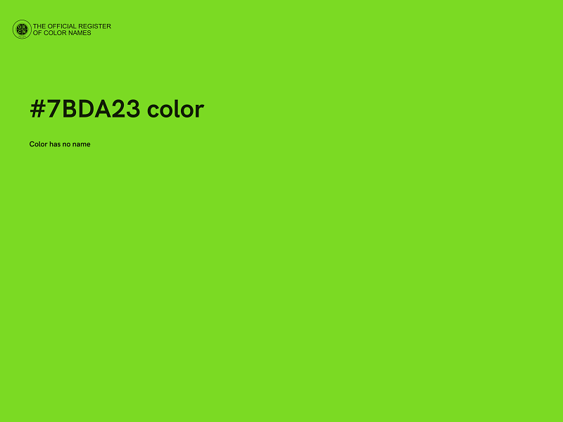 #7BDA23 color image