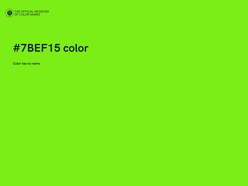 #7BEF15 color image