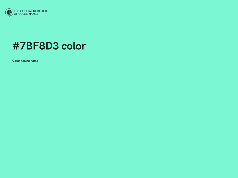 #7BF8D3 color image